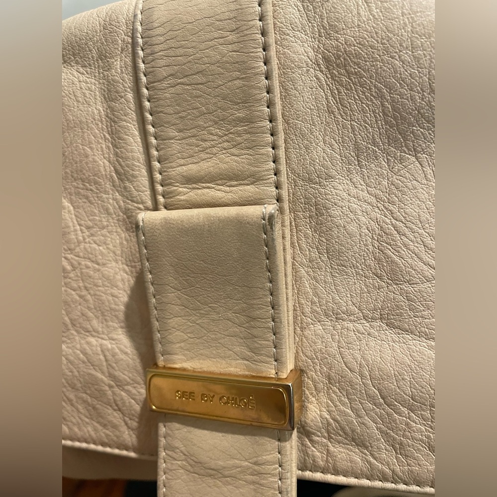 See by Chloe, All Leather Crossbody Bag, long strap, y2k 🔥🔥🔥, Authentic - Picture 4 of 16